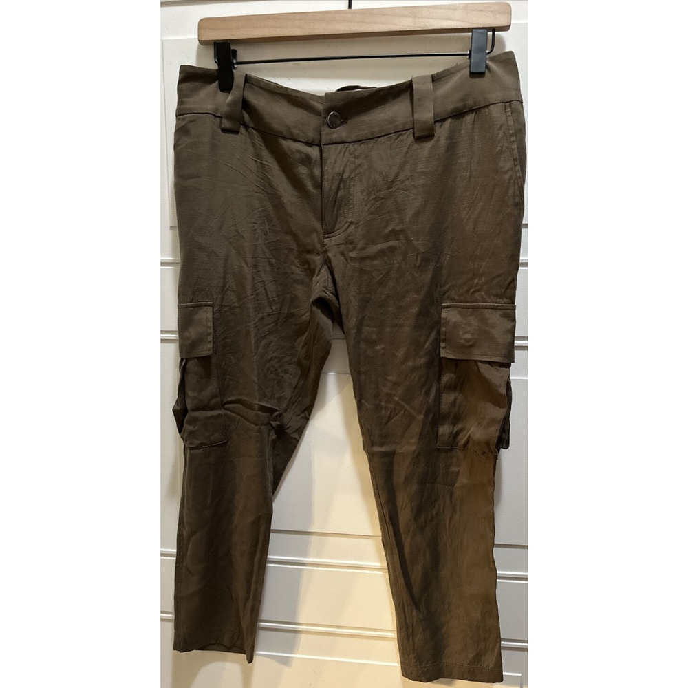 Alice + Olivia army green Straight Leg Pants